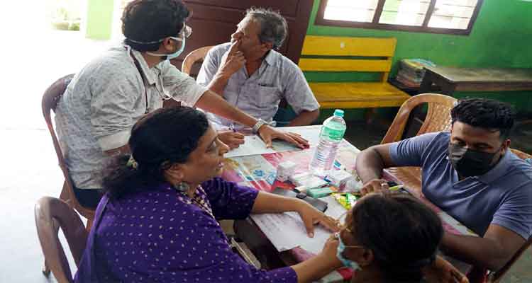 Free Skin Disease Diagnosis Camp at St. Germain's L.P. School Hall